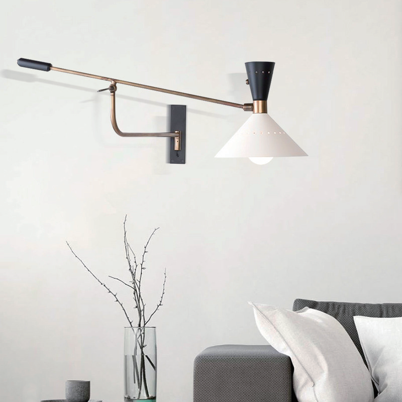 Adjustable Swing Arm Wall Sconce UK BN-WL0059