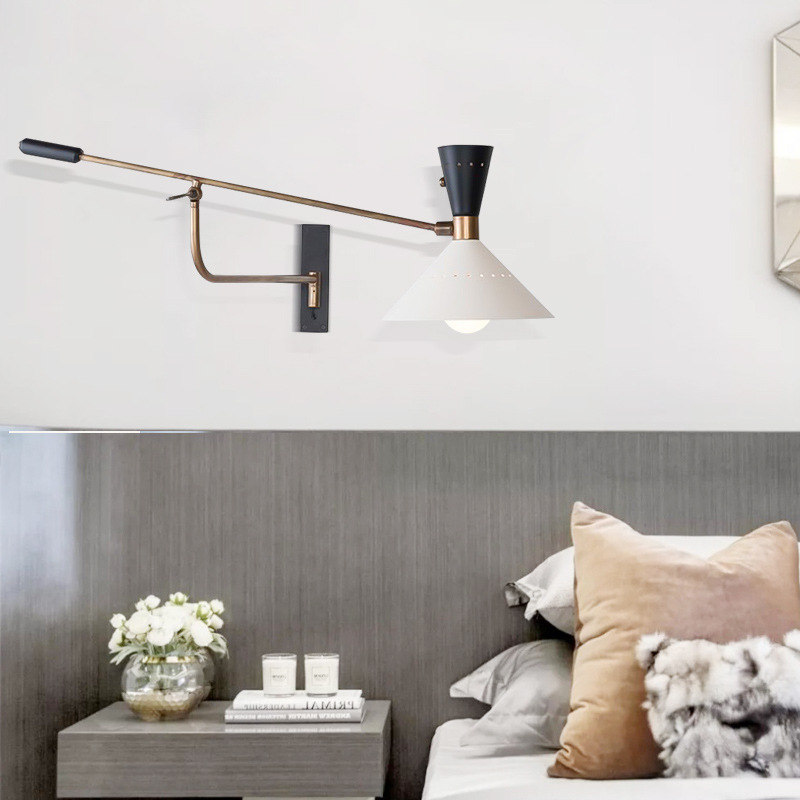 Adjustable Swing Arm Wall Sconce UK BN-WL0059