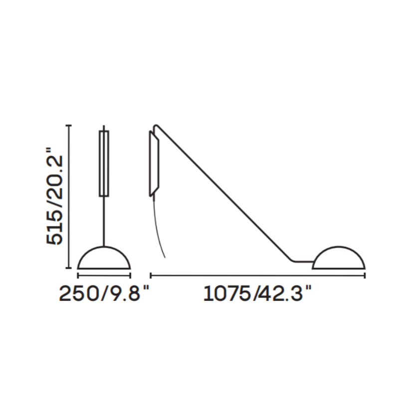 Long Arm Wall Sconce BN-WL058B