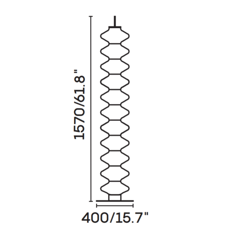 Modern Stacked Floor Lamp BN-FL024