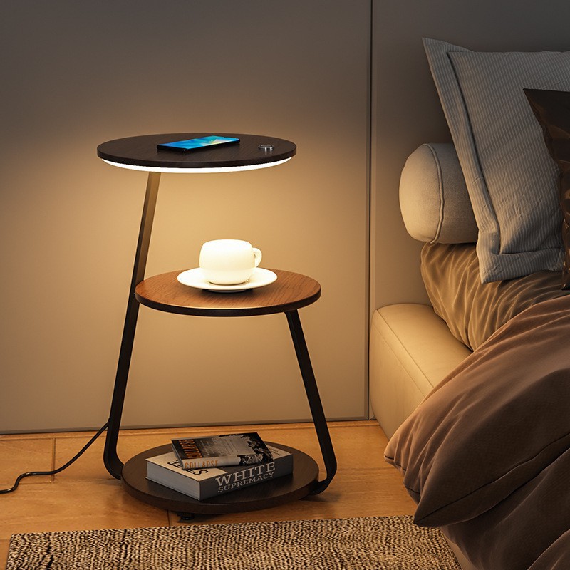 3-Tier LED Floor Lamp with Shelves BN-FL034