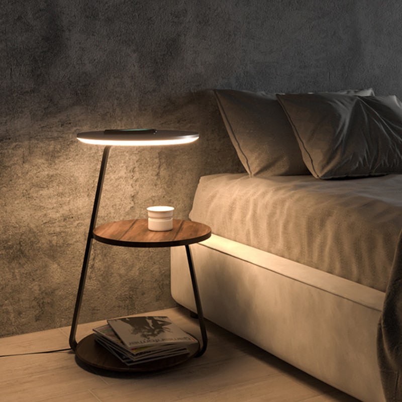 3-Tier LED Floor Lamp with Shelves BN-FL034