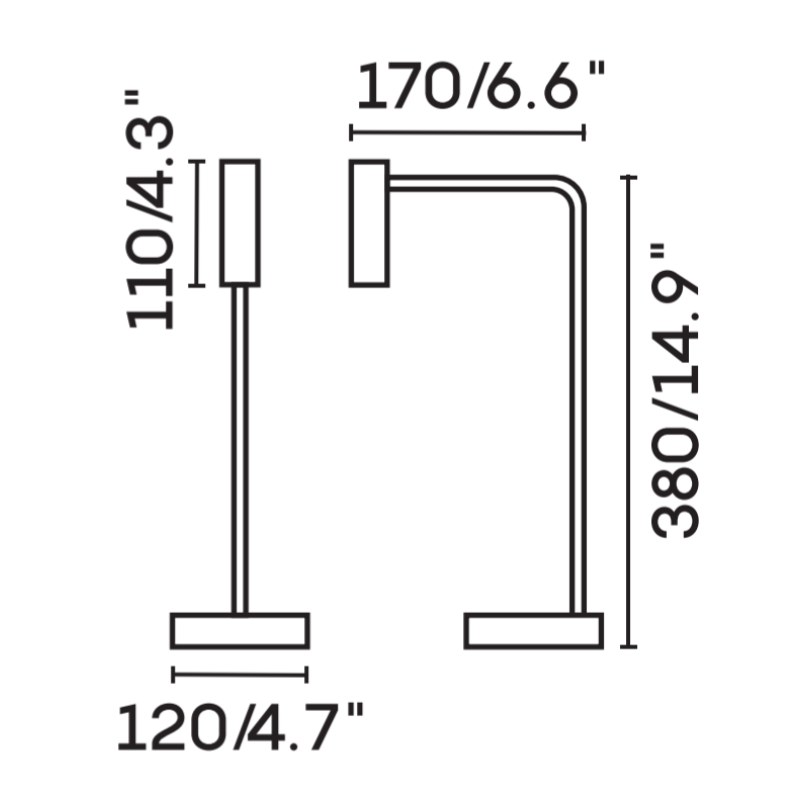 LED Spotlight Desk Lamp for Reading Dimmable BN-TL020