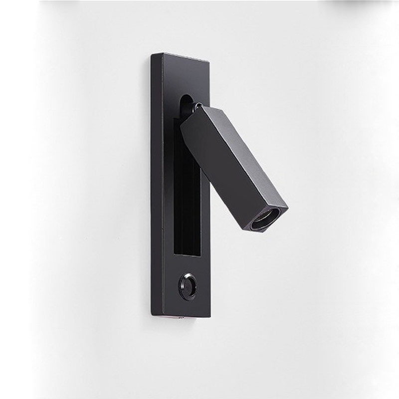 350° rotatable wall sconce with built-in switch for bedside reading BN-BH016