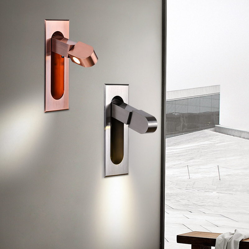 360° rotating reading wall lamp for bedside hotel  BN-BH048