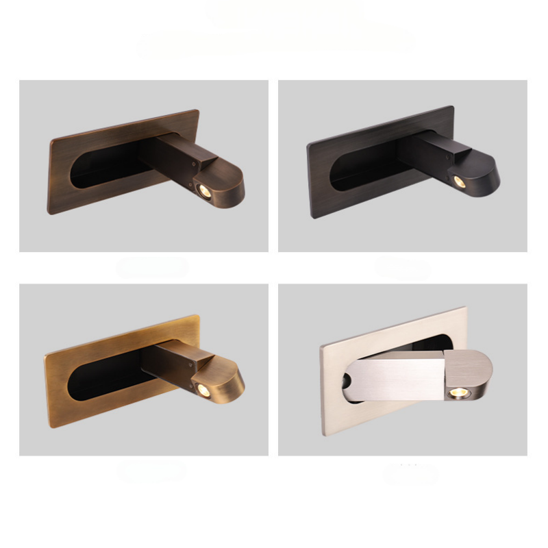 360° rotating reading wall lamp for bedside hotel  BN-BH048