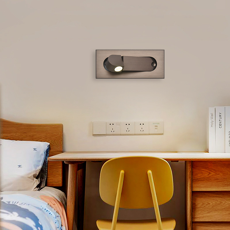 360° rotating reading wall lamp for bedside hotel  BN-BH048