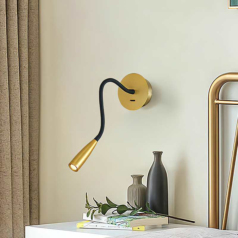 Wholesale Flexible Neck LED Wall Light for Guest Rooms BN-BH037
