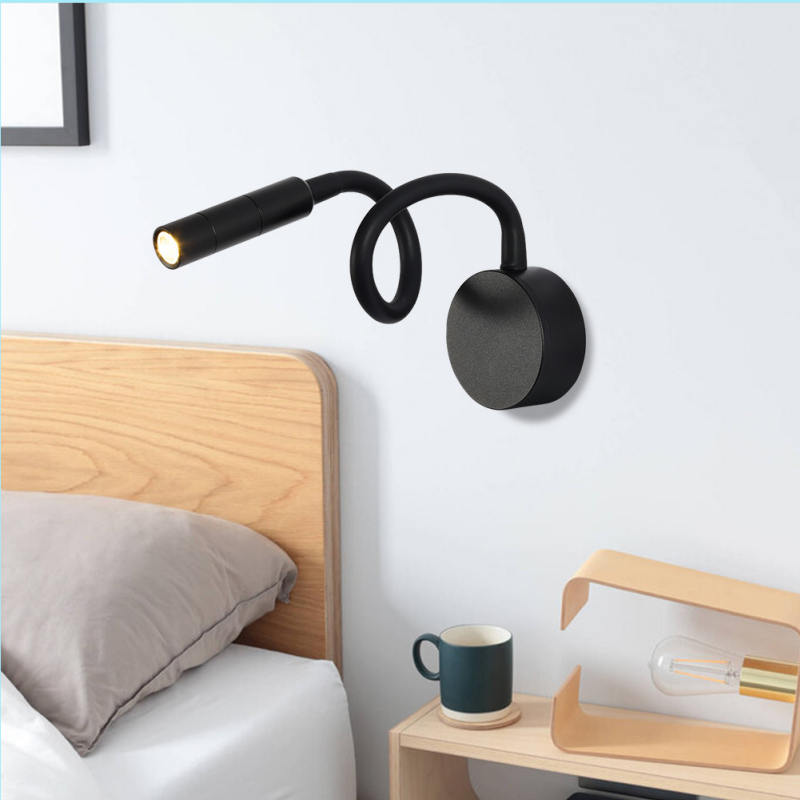 Wholesale Flexible Neck LED Wall Light for Guest Rooms BN-BH037