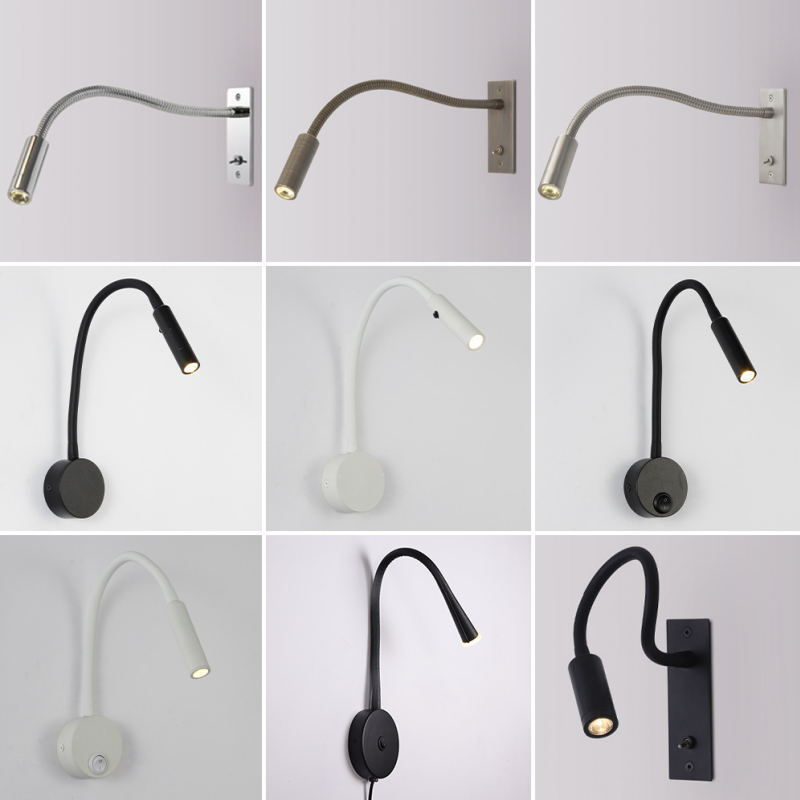 Wholesale Flexible Neck LED Wall Light for Guest Rooms BN-BH037