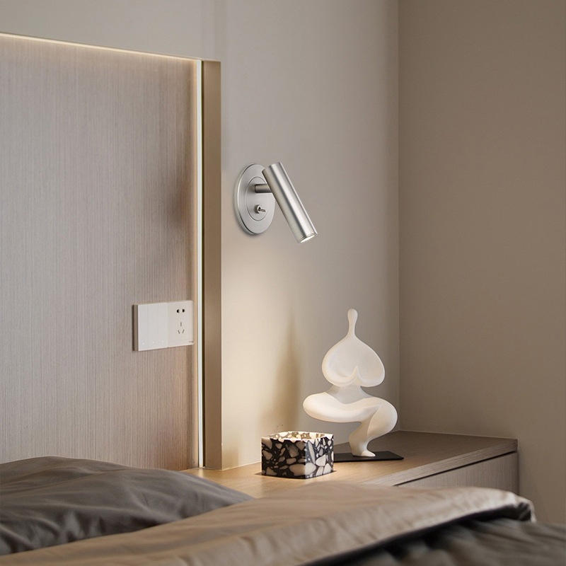 Bedside reading sconce with switch BN-BH030