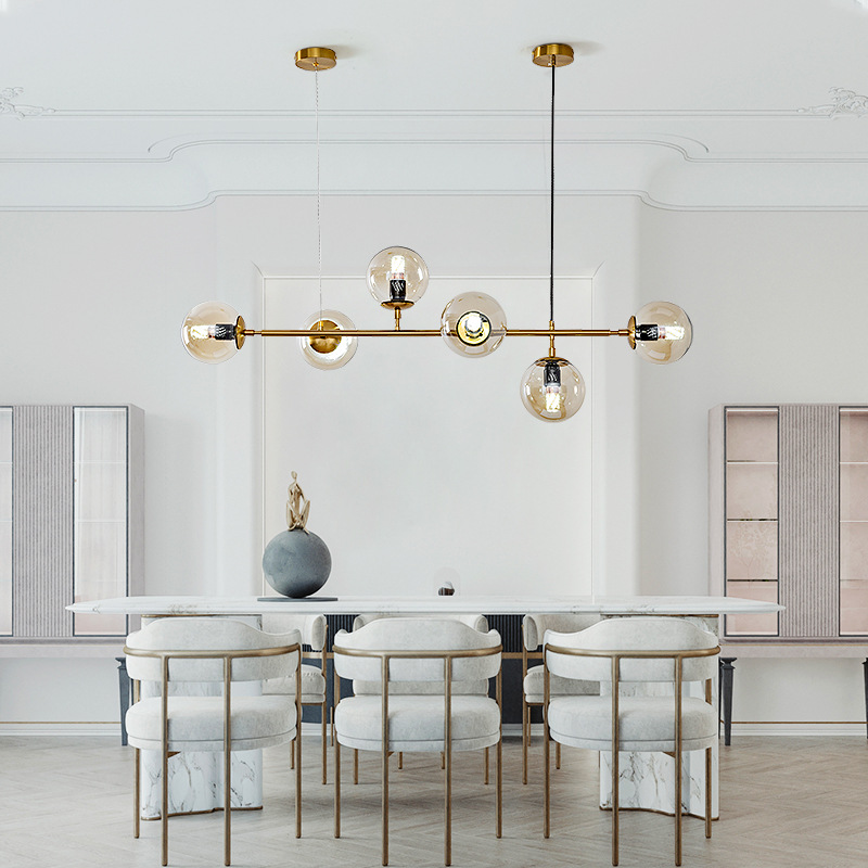 Gold Linear Pendant Light BN-8149P