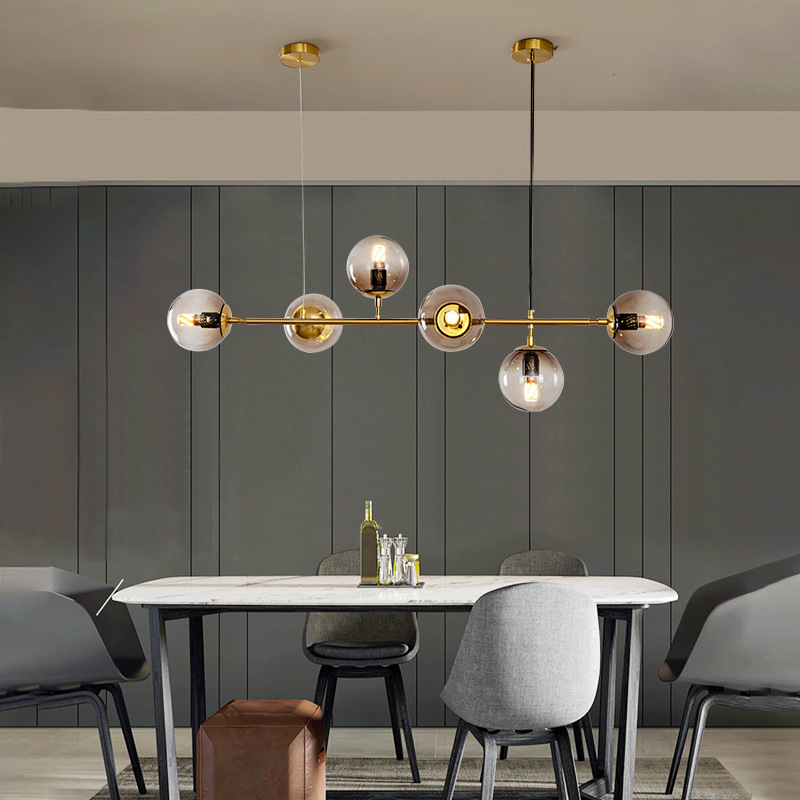 Gold Linear Pendant Light BN-8149P