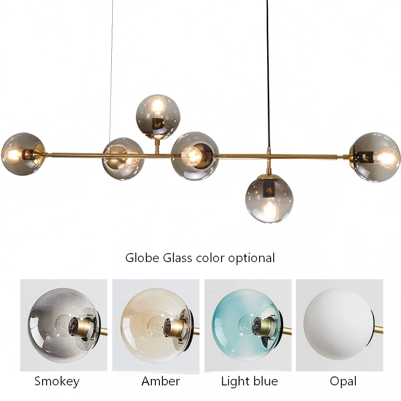 Gold Linear Pendant Light BN-8149P