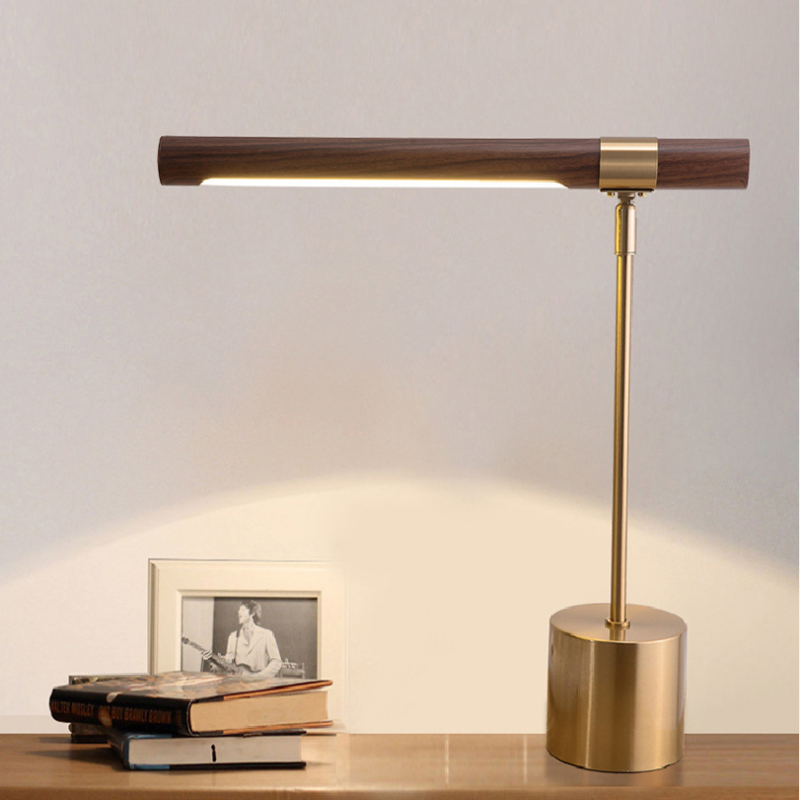 OEM Wooden Brass Table Lamp BN-TL036