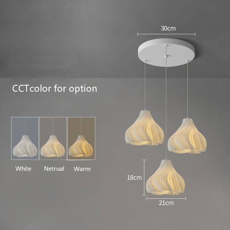 Personalized 3D printed lamp for dinning room-No.6