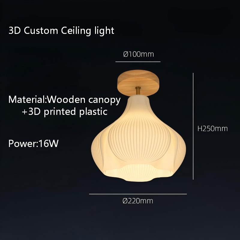  Custom 3D pendant lighting for hotel rooms-No.4
