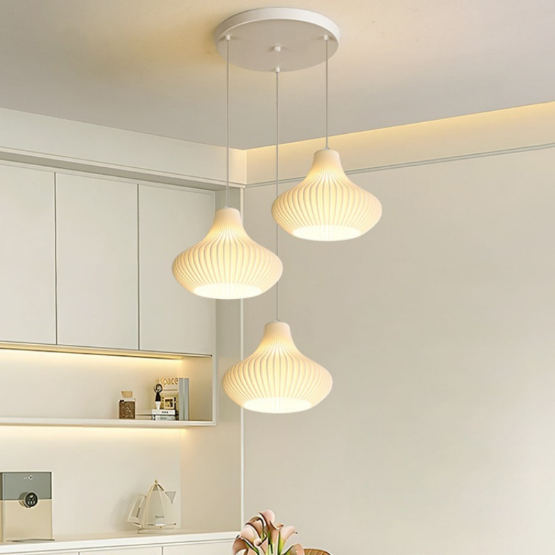 3D printed multi-head ceiling pendant light-No.16