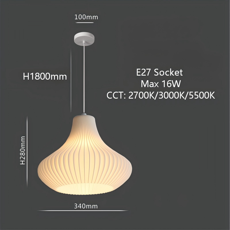 3D printed multi-head ceiling pendant light-No.16