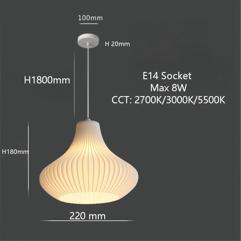 3D printed multi-head ceiling pendant light-No.16