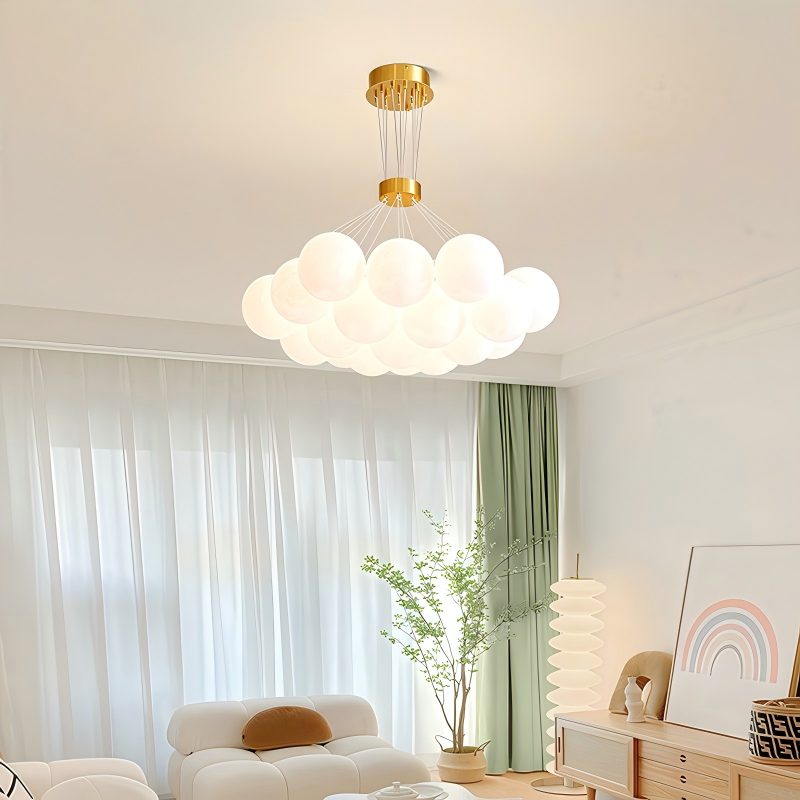 3D printed bubble chandelier light-No.105