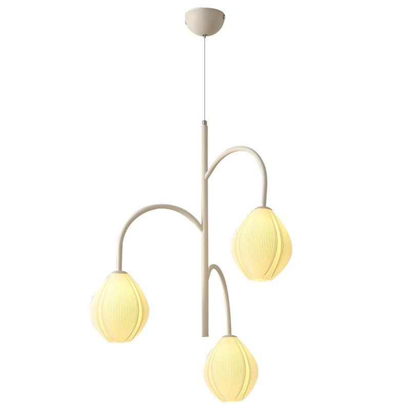 Modern 3D printed floral chandelier-No.78