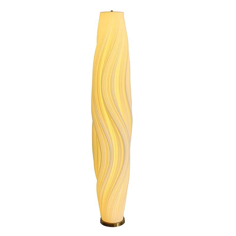 3D printed wavy floor lamp No.109