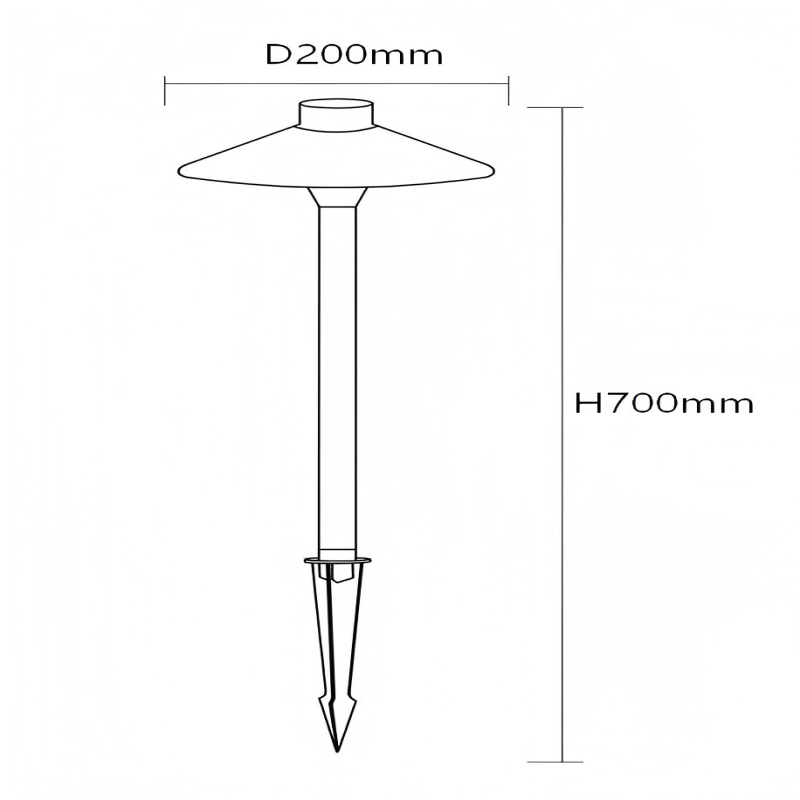 Low voltage waterproof LED landscape garden path lighting-BN-C014