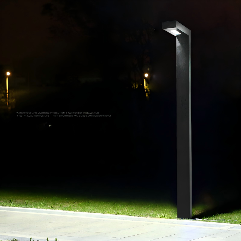 Modern L-shaped LED outdoor bollard lighting-BN-T011
