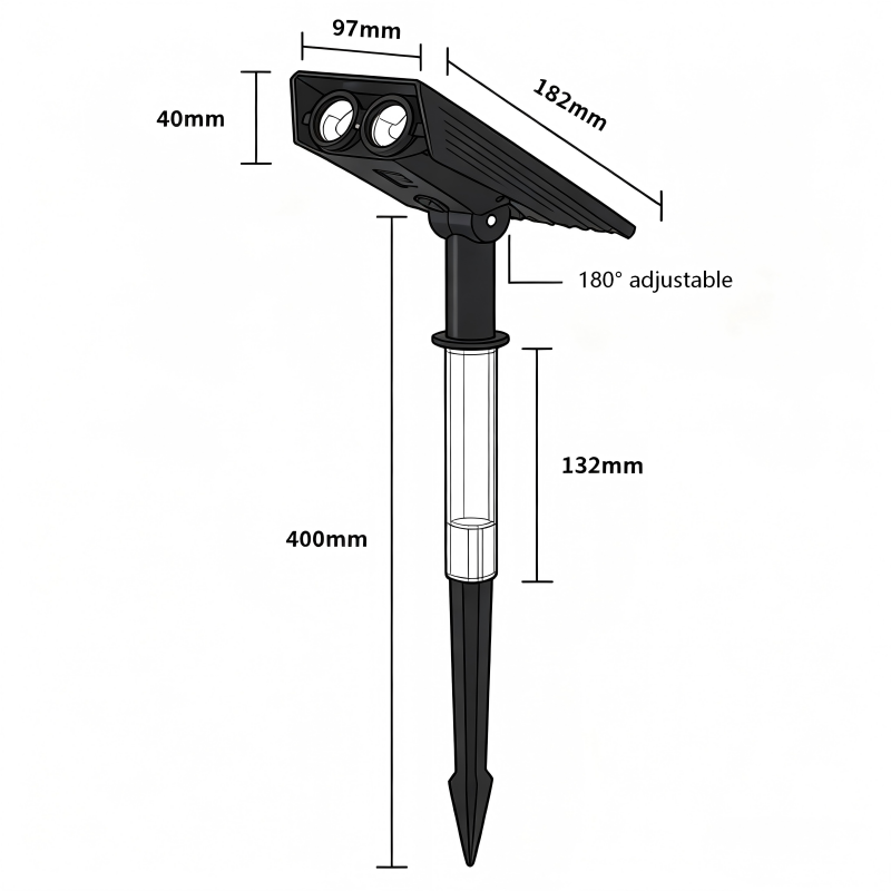 Wholesale garden Solar Stake Light-BN-SP001