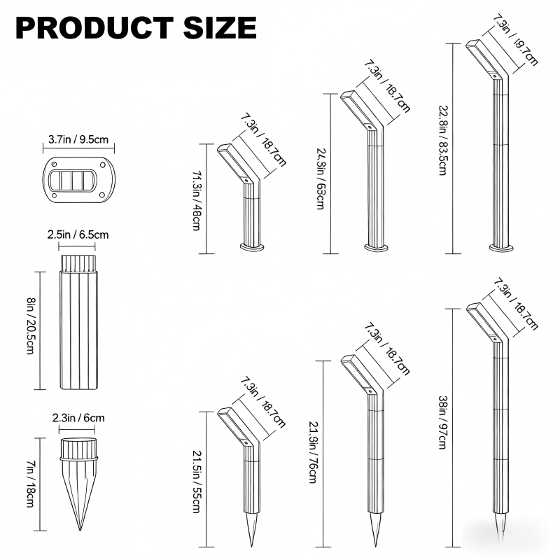 Outdoor Solar Landscape Stake Lighting-BN-SP006
