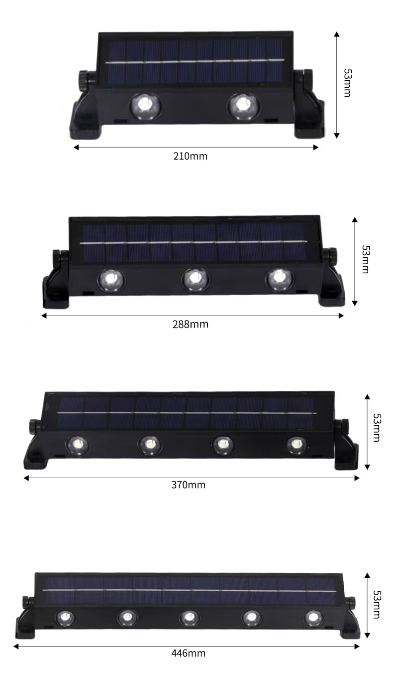 180°Adjustable solar wall sconce-BN-SP007