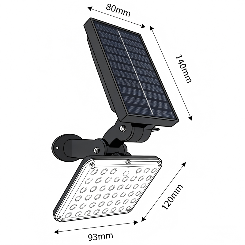 Waterproof solar outdoor wall lighting-BN-S13 